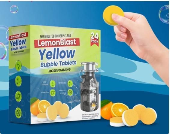 LemonBlast Yellow Bubble Tablets (Buy 1 Get 1 Free) Pack of 24